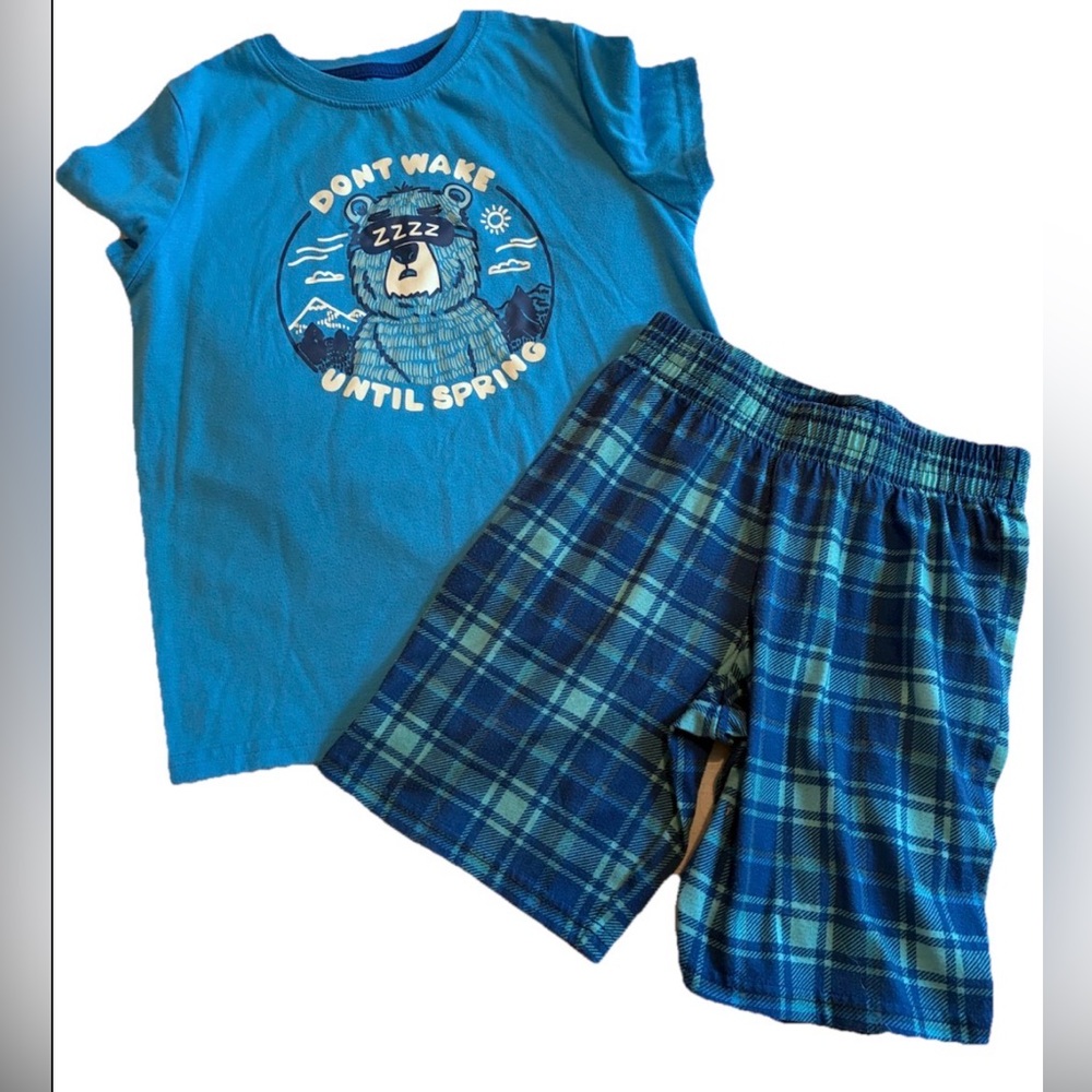 Cat & Jack Boy’s “Don’t Wake Until Spring” 2 Piece Pajama Set